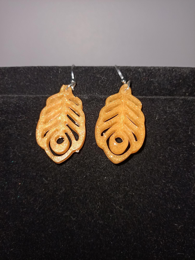 Boucles d'oreilles résine 