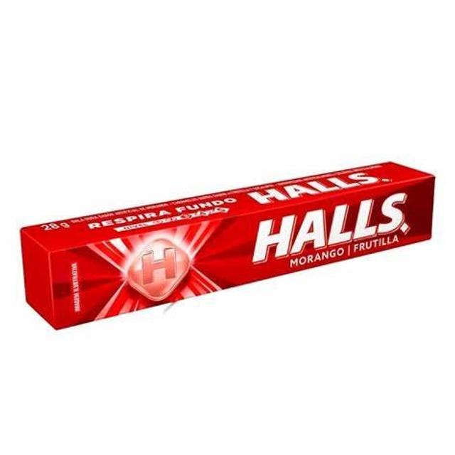 Halls morango 28 gr