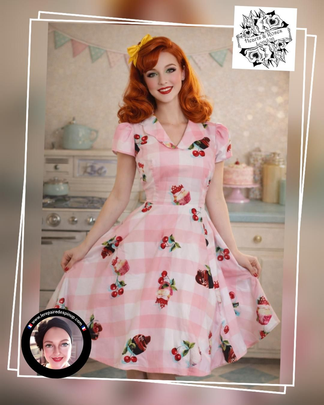 Robe Hearts Roses Gourmandise T42