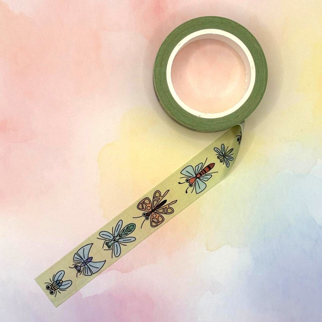 Winged Bugs Washi Tape