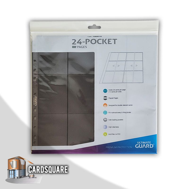 Ultimate Guard - 10 pagine a 24 tasche - Side Loading - Black