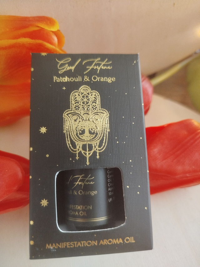✨ Huile de Manifestation – Patchouli &amp; Orange