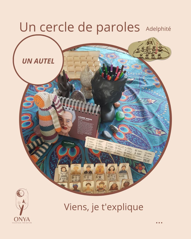 Cercle de paroles creatif pour une personne