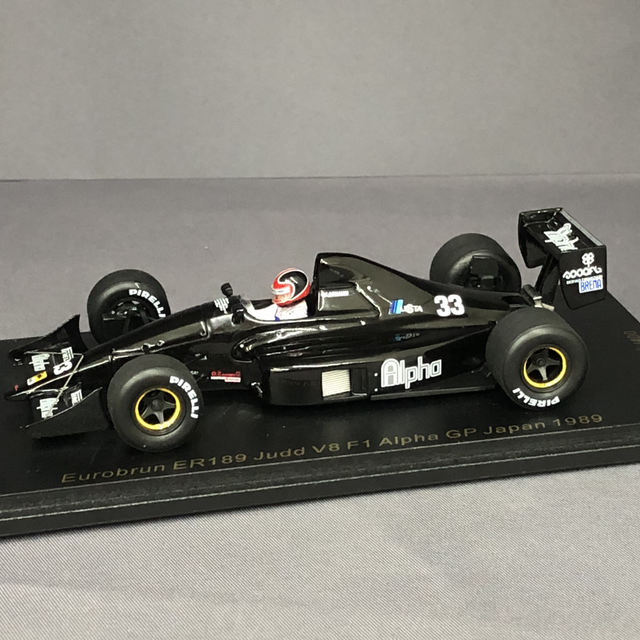 Eurobrun ER189 Judd V8 GP Japan 1989 #33 Oscar Larrauri  Spark 1:43 Formel 1