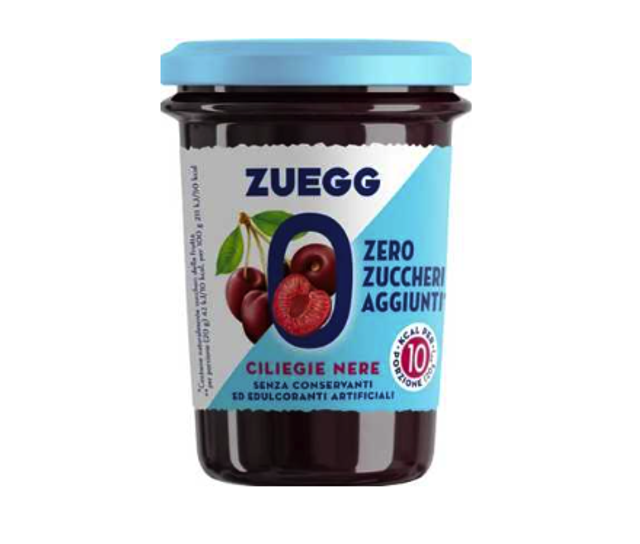 Zuegg - Cukormentes Fekete cseresznye lekvár 220g