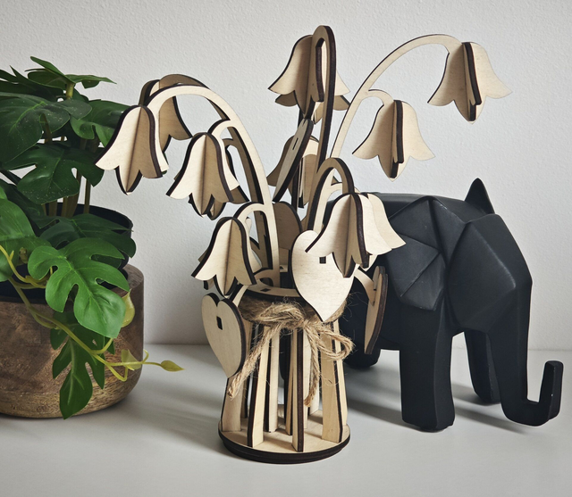 Bouquet dans son vase