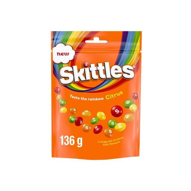 Skittles Citrus Pouch 136g