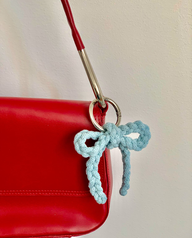 Lot de 4 porte-clés nœuds