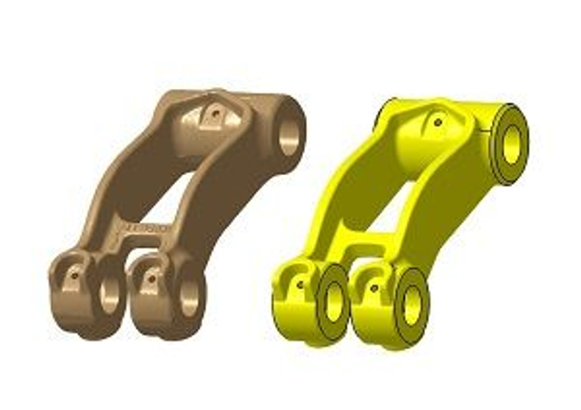 Komatsu 208-70-00121 / 2087000121 (Aftermarket) Löffelstange passend für Komatsu - Baumaschinen