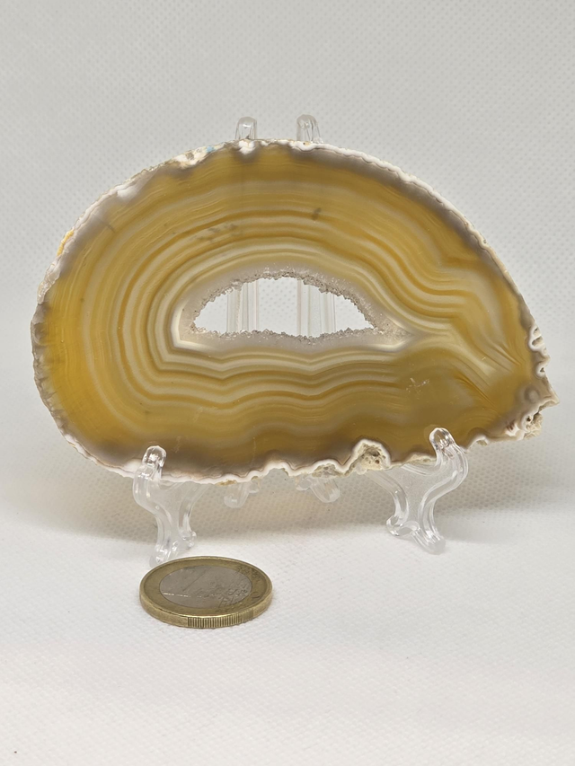 Tranche d'Agate + support 
