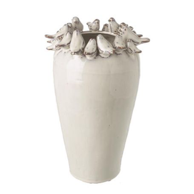 Tall Bird Vase 