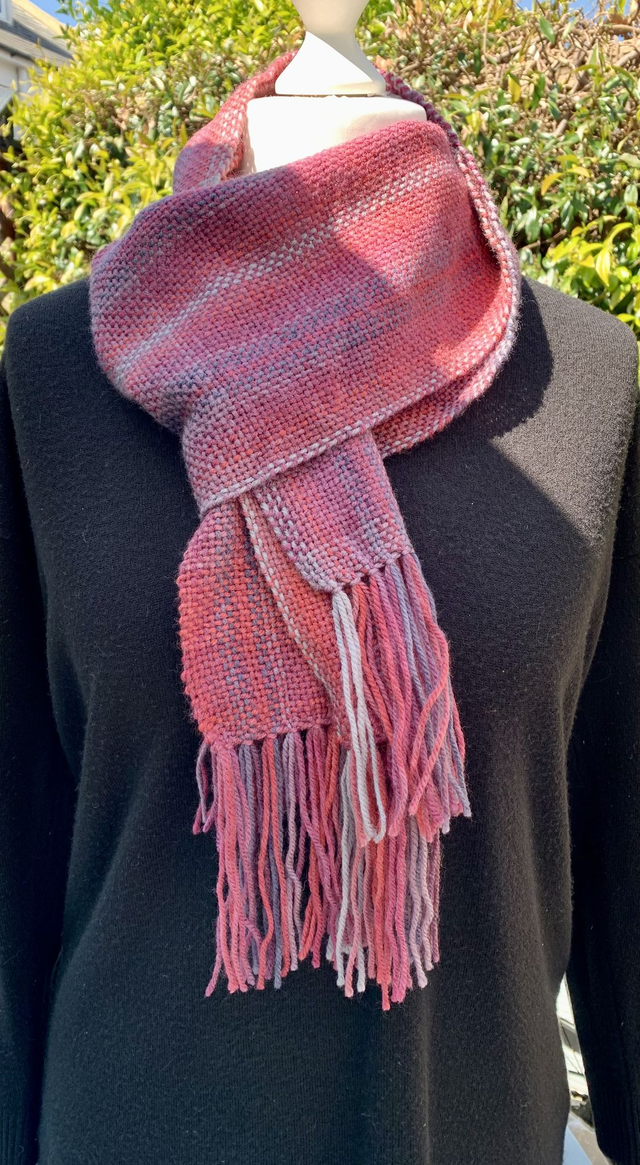 Handwoven Joyful Scarf, Unisex