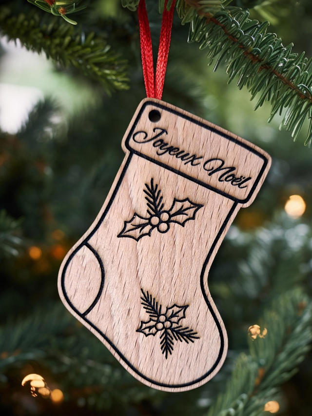 Suspension chaussette de Noël