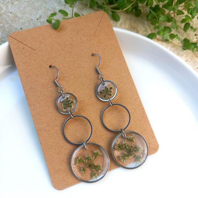 Boucles d'oreilles ∙ argenté ∙ Daucus