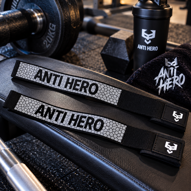 Anti Hero Lifting Straps – Grijs/Zwart