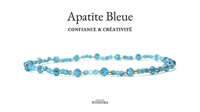 Bracelet | Apatite Bleue - Délicat V1