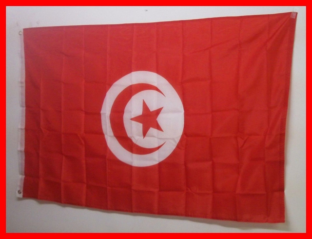 Drapeau Tunisie - 150 x 90 cm