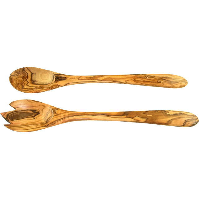 Salad Servers – Tuscan Olive Wood