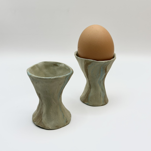 coquetier en céramique nuage melee