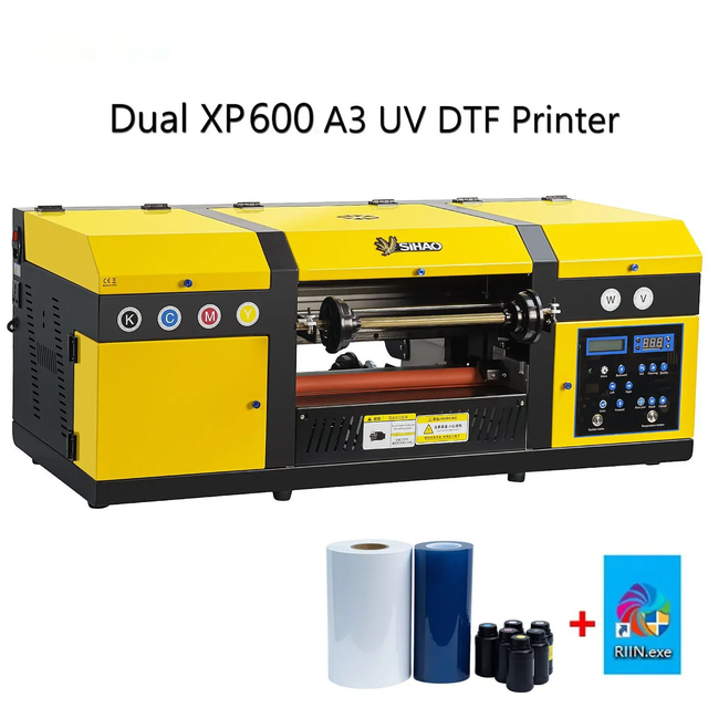 A3 UV DTF imprimante 4 canaux jet d'encre XP600