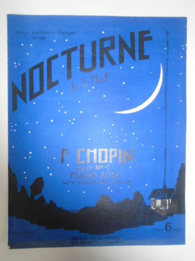 Nocturne Op 0 No 2 Chopin Sheet Music Piano Solo with Violin and Cello