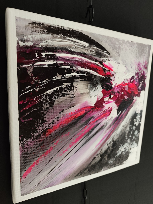 tableau Moderne fluorescent- art contemporain - art abstrait création originale