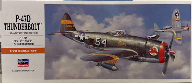 Hasegawa 1:72 P-47D THUNDERBOLT
