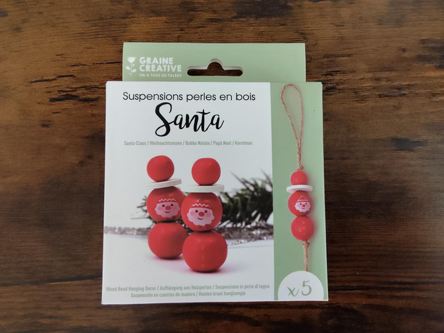 Kit perles suspension noël 