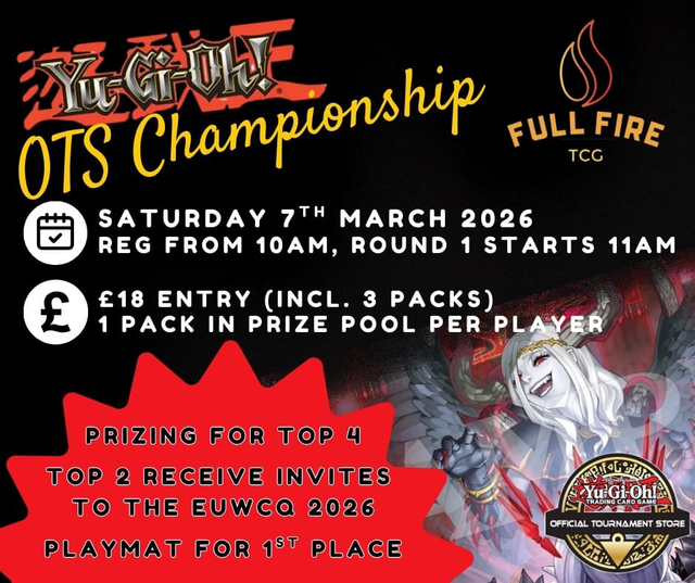 OTS champ qualifier £18 