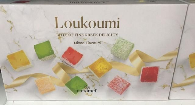 Loukoumi Greek Delights Sweets Mixed Flavours 300g Box