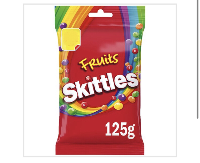 Skittles Vegan Chewy Sweets Fruit Flavoured Treat Bag 125g