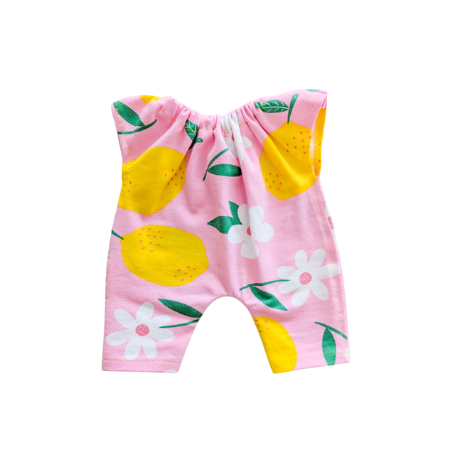 Combinaison citrons fleurs