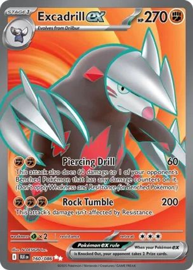 Excadrill EX - 160/086 (Ultra Rare)