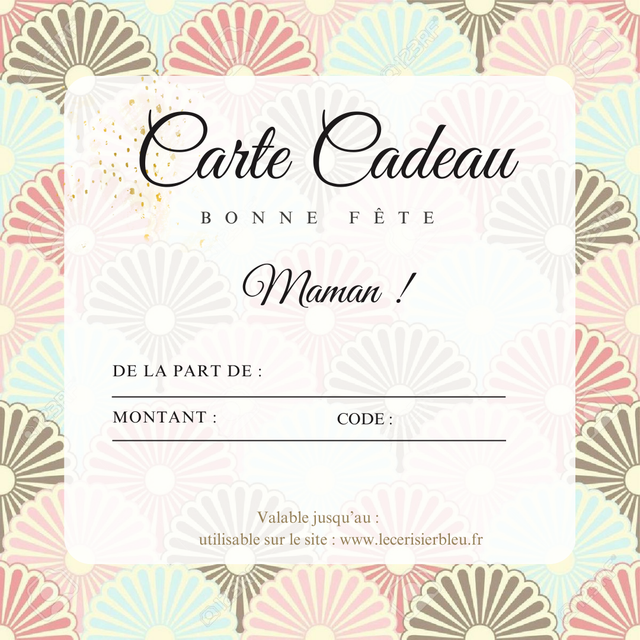 Carte Cadeau Bonne Fête Maman