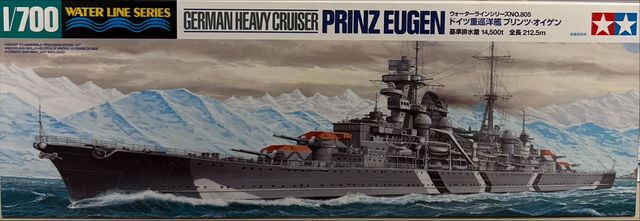 Tamiya 1/700 German Heavy Cruiser Prinz Eugen