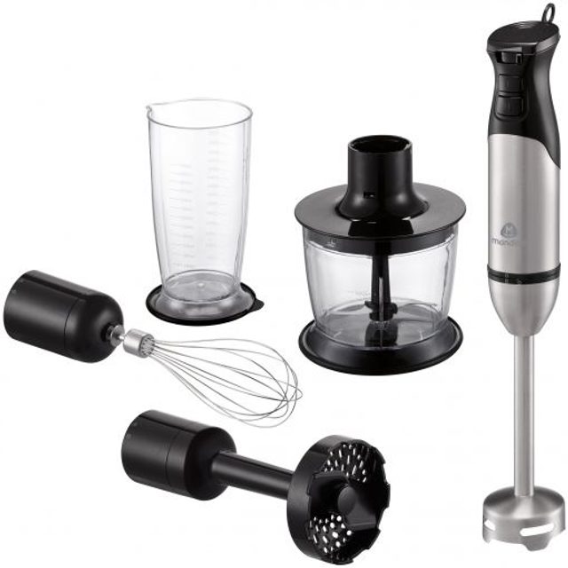 Mandine Ensemble Pied Mixeur - MHB1200-20 - Gris/Noir