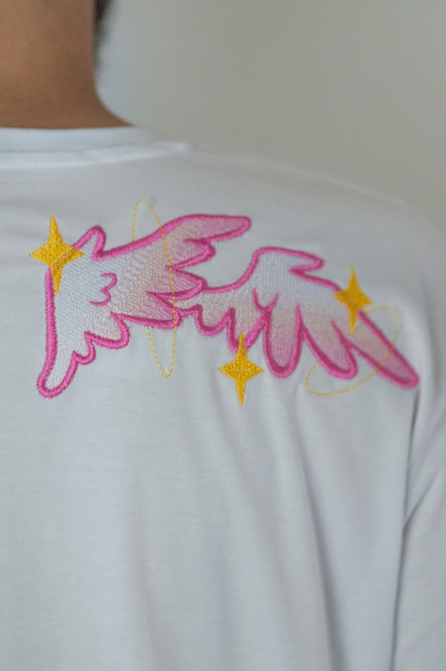 T-shirt brodé DOS AILÉ