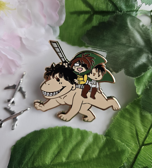 [PREORDER] Levihan Cart Titan enamel pins