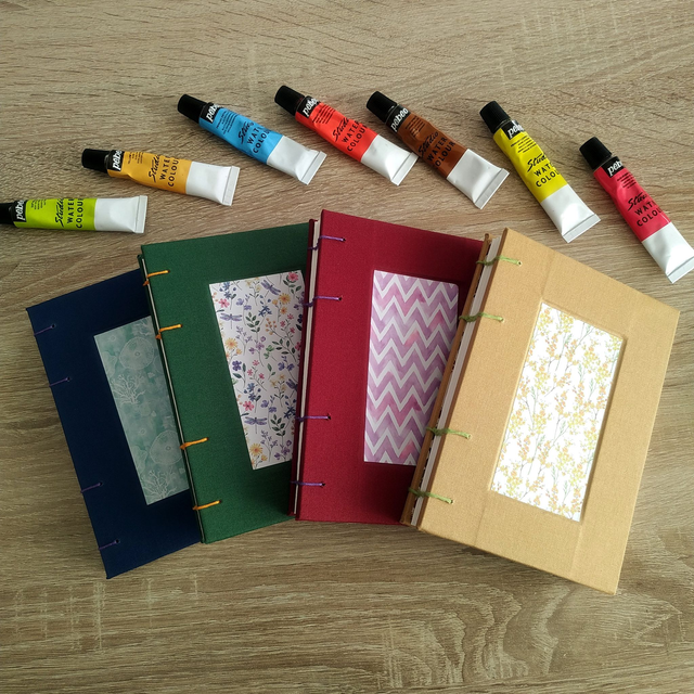 Carnet d'artiste A6 multitechnique (aquarelle, dessin...)