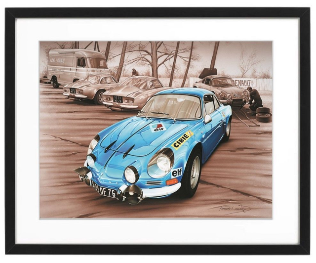 Alpine A110  - Framed Print