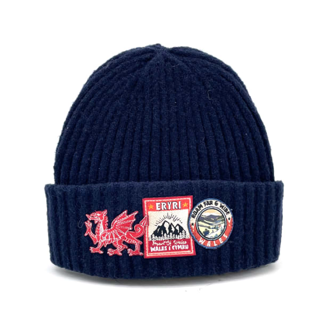 Wales Patch Ribbed Beanie