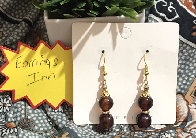 Brown  Dangling Earrings - BRDE45