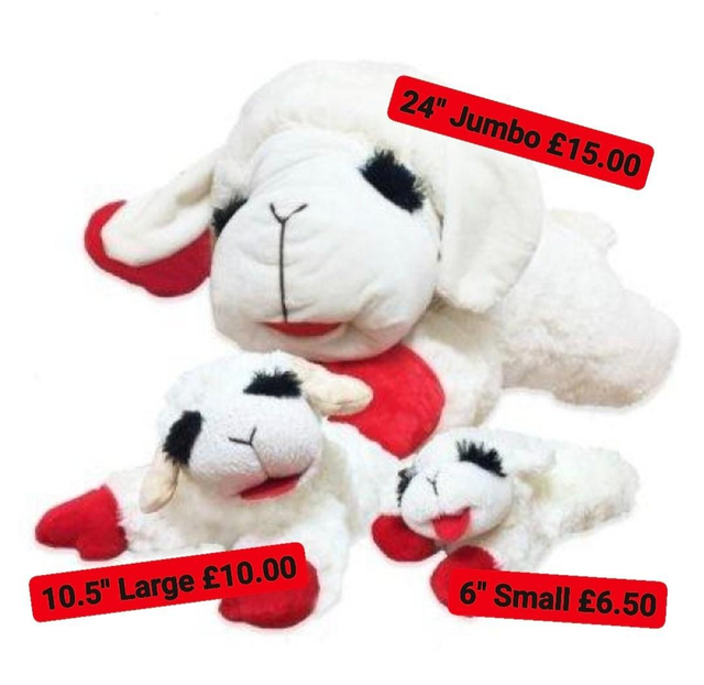 LAMB CHOP TOY ..... 3 sizes available