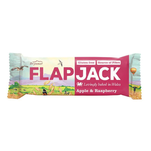 Brynmor Apple &amp; Raspberry Flapjack 80g