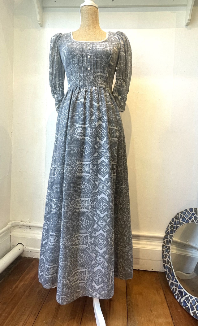 Vintage 70s Bernshaw Prairie dress