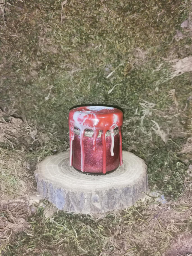 Potion de dés bordeaux