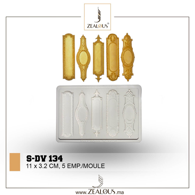 S-DV134 Cake Chocolate and Fondant Silicon Moulds