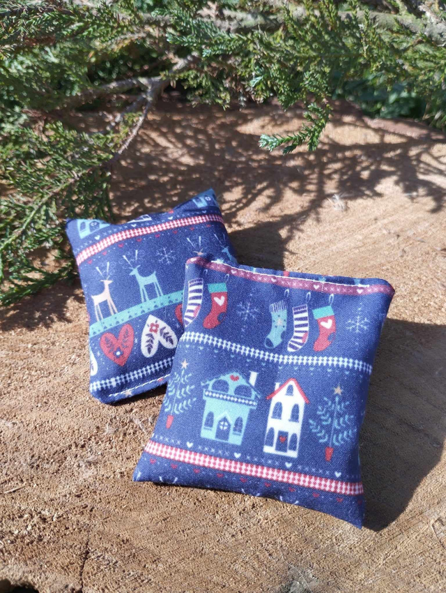 Bouillottes sèches de poche - motif Noël