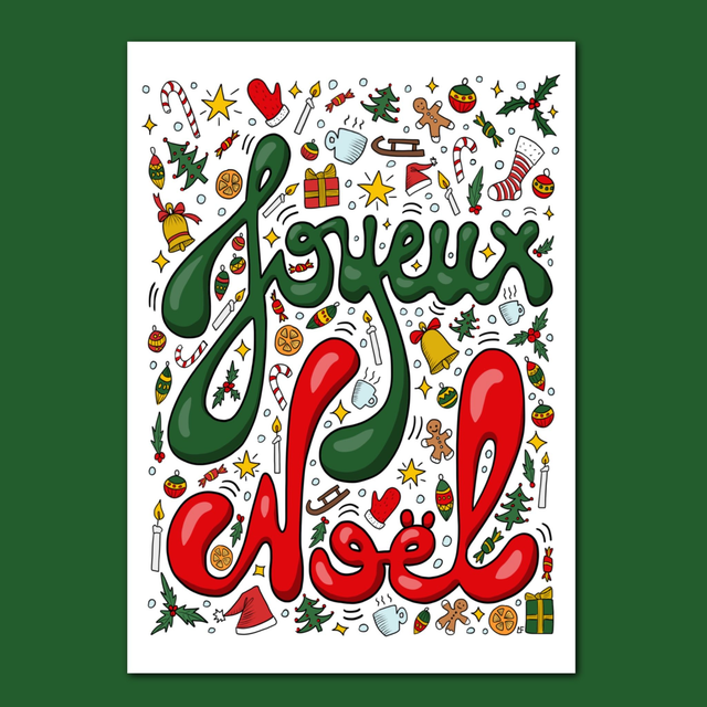 Carte Joyeux Noël 