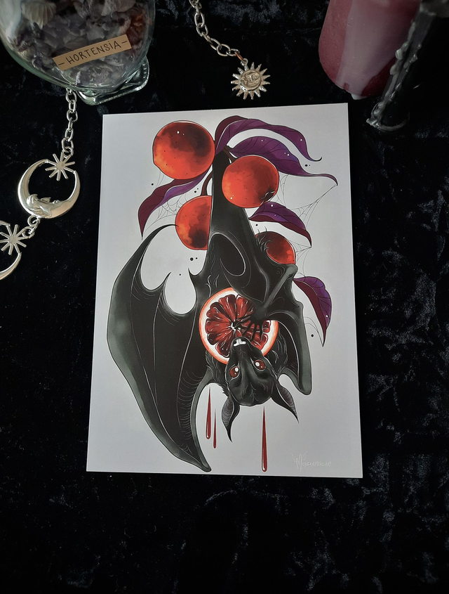 Impression d&#039;art - Oranges sanguines